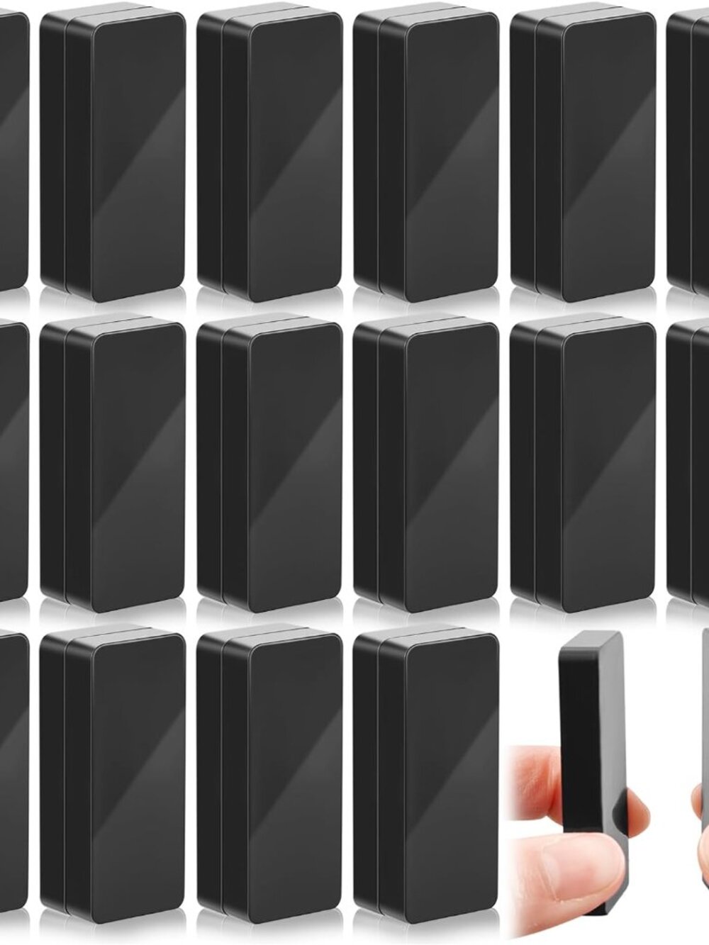 32 Pcs Outdoor Curtain Weights Heavy Curtain Magnets, Black